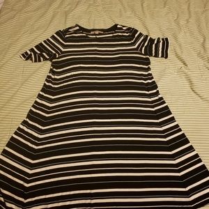 LoFT stretchy a-line dress